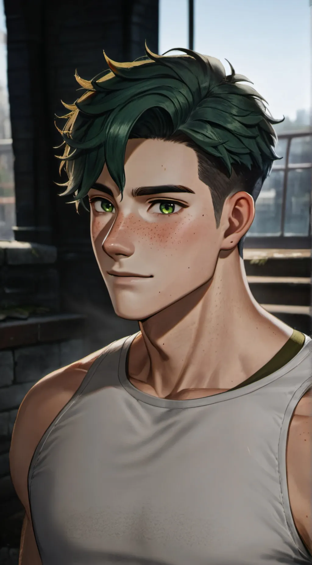 ai character: Izuku background