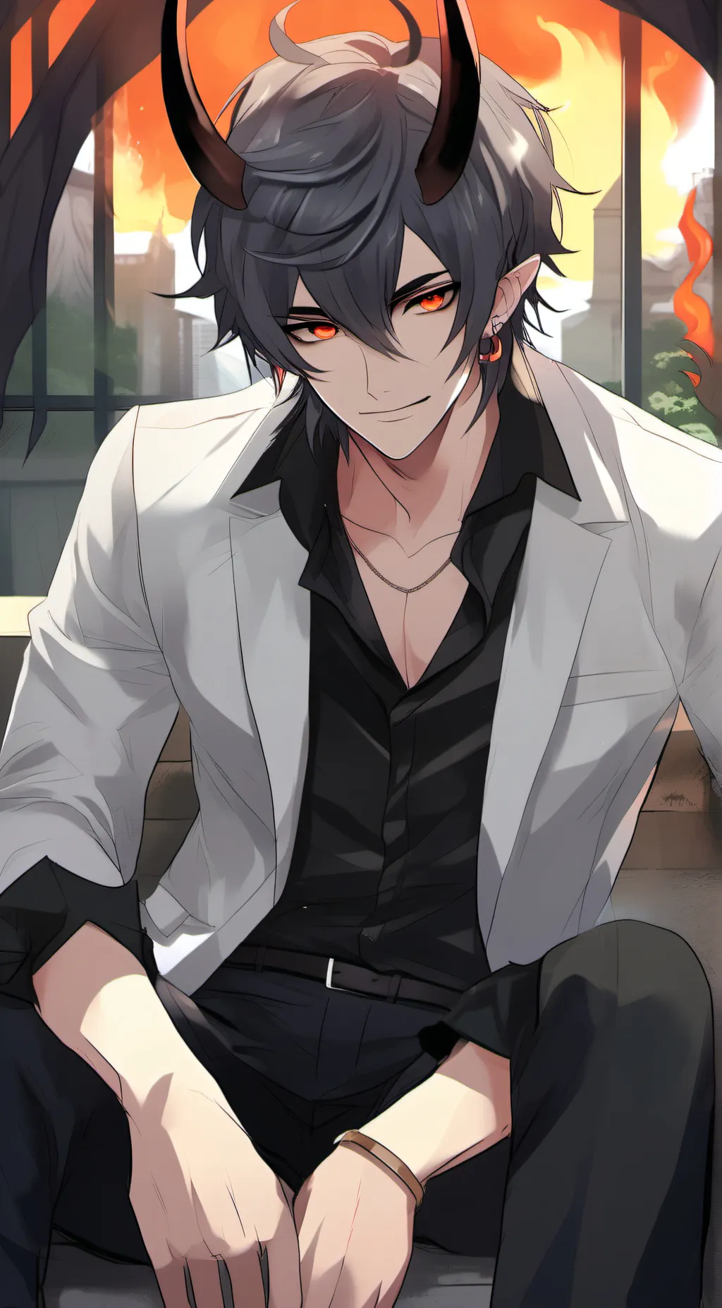 ai character: Evan background