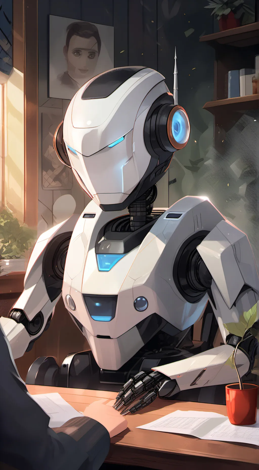 ai character: Personally Test background