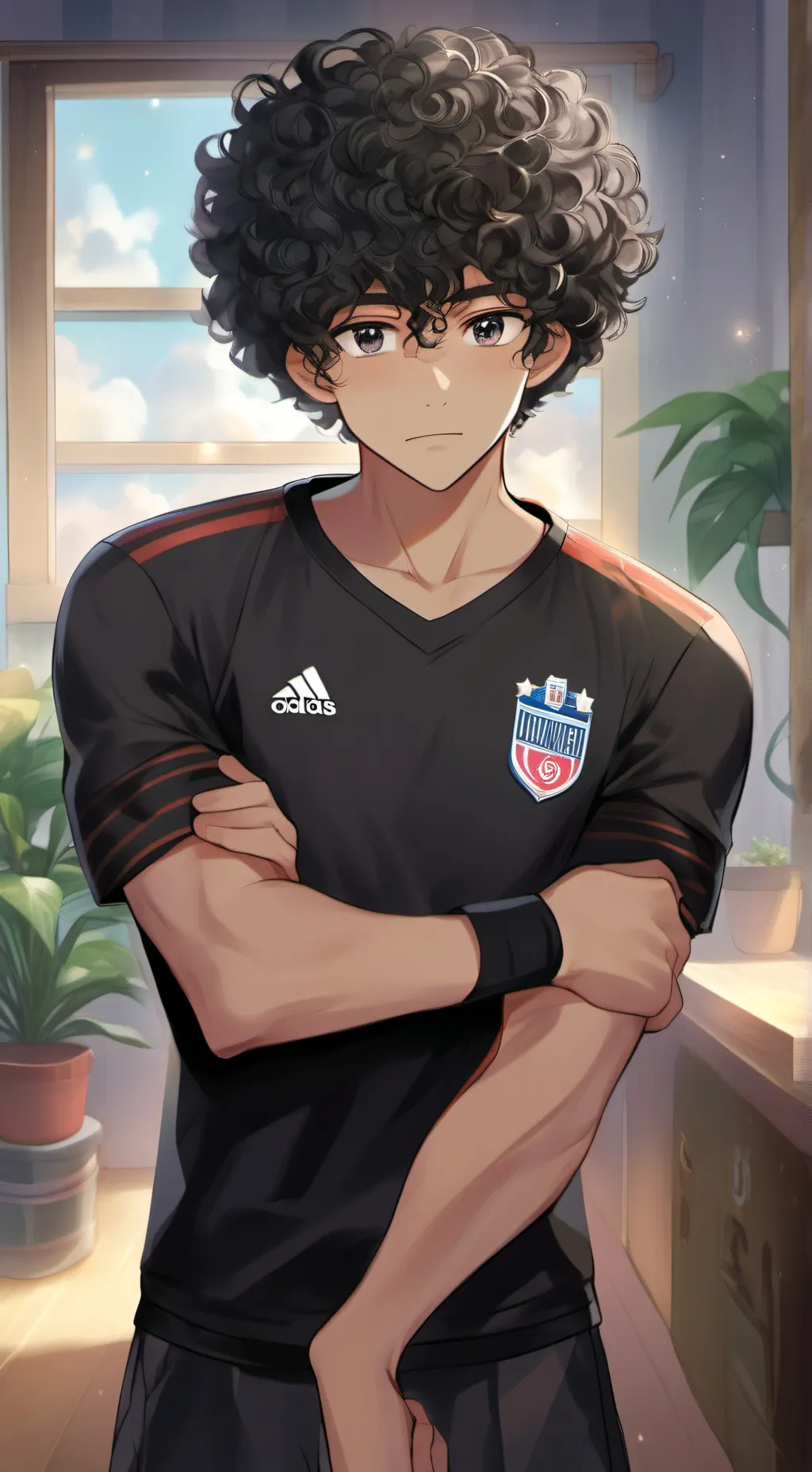 ai character: Anthony  background