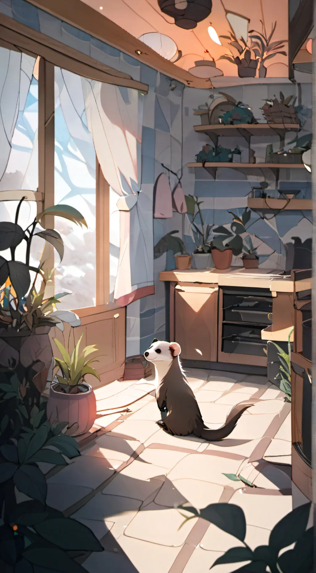 ai character: ♡ferret♡ background