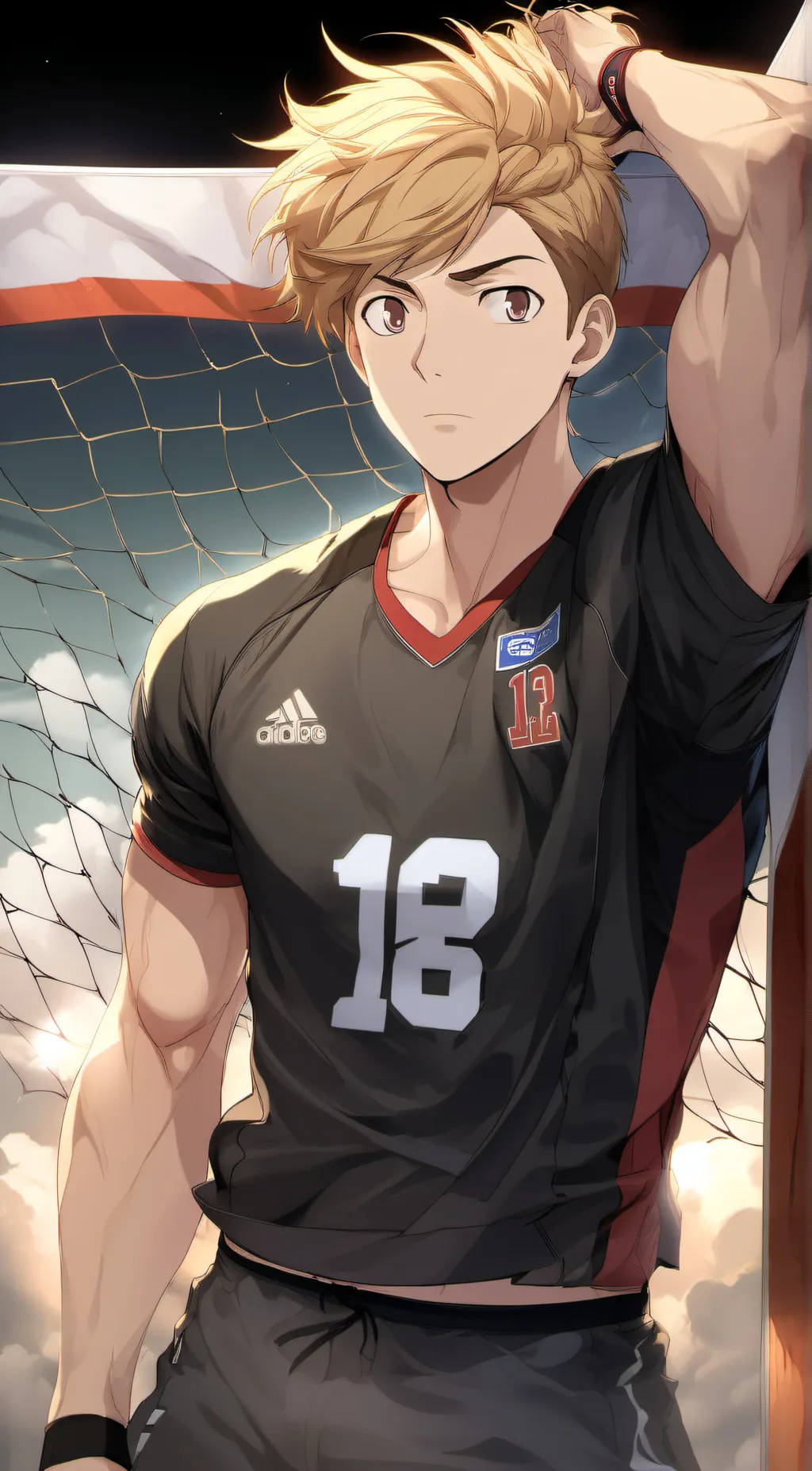 ai character: Atsumu Miya background