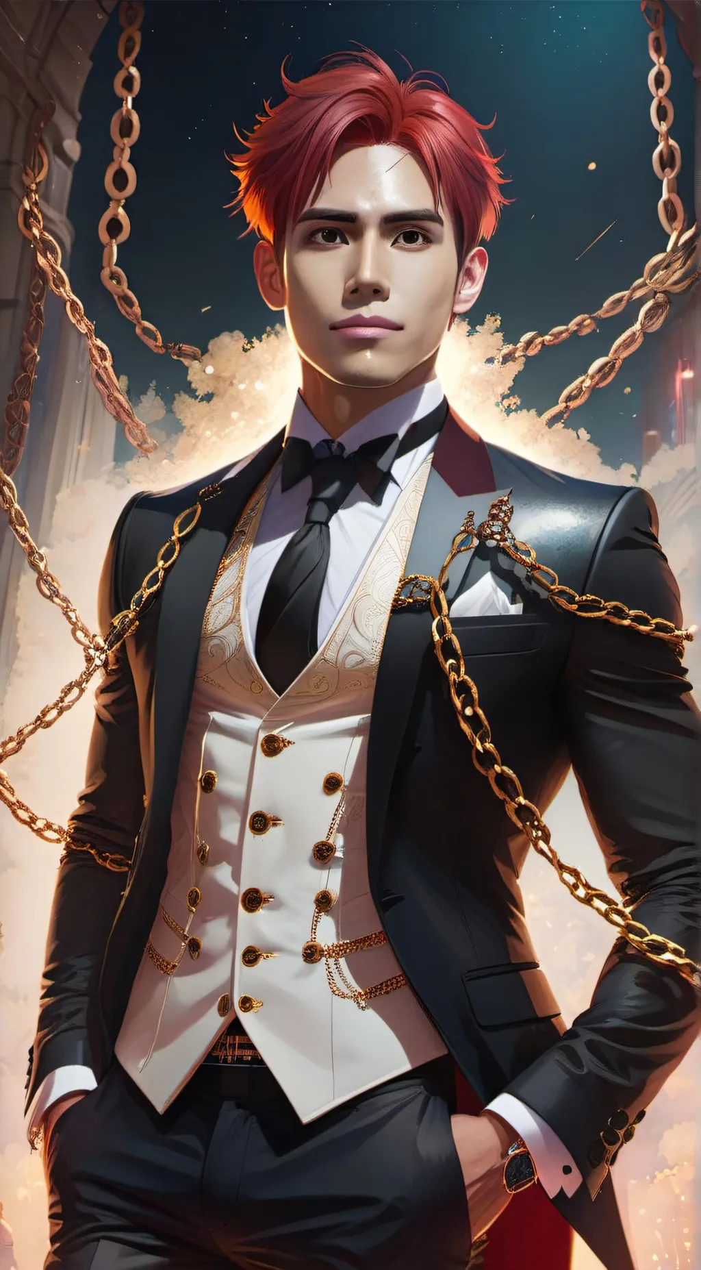 ai character: Stellvester background