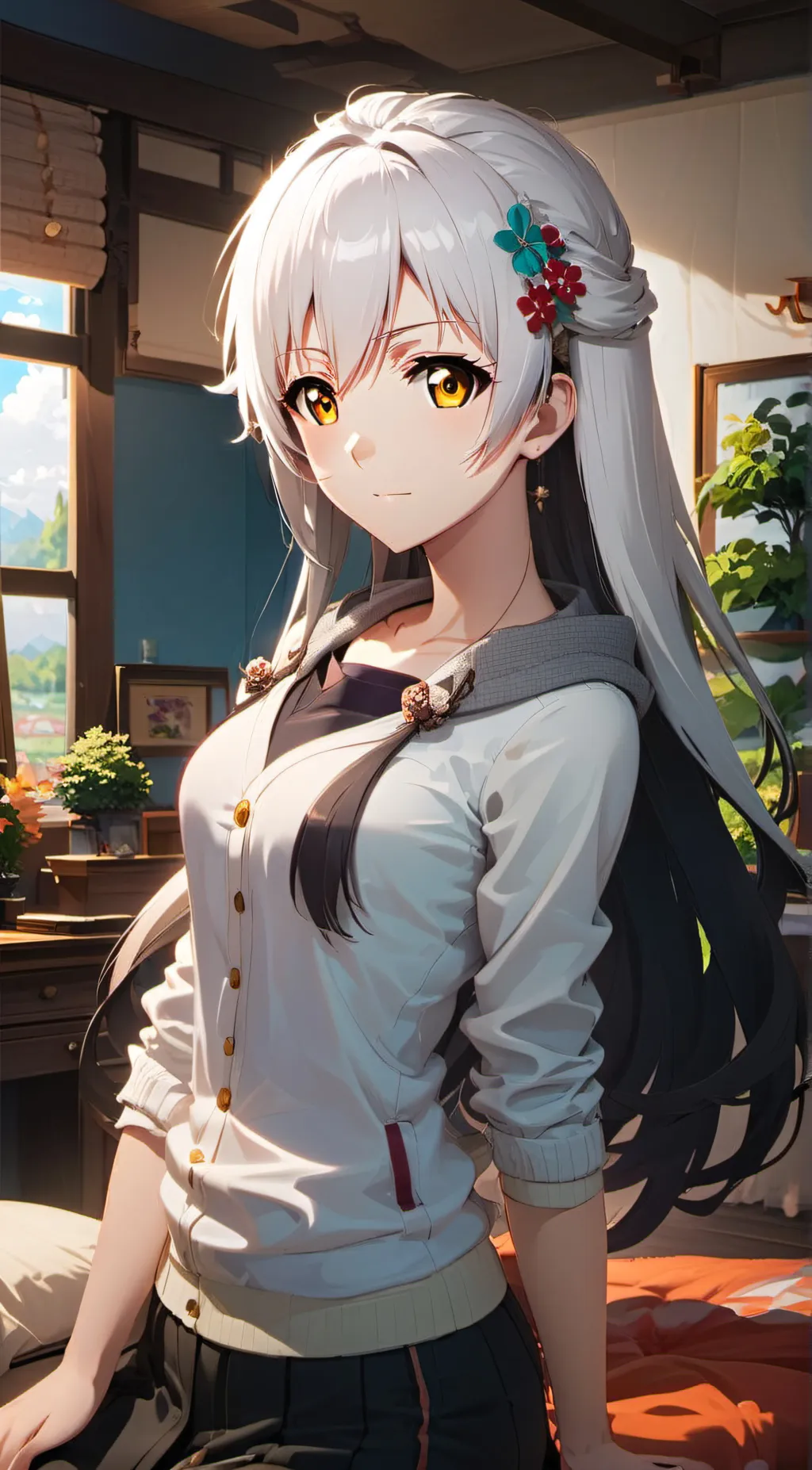 ai character: Rin background