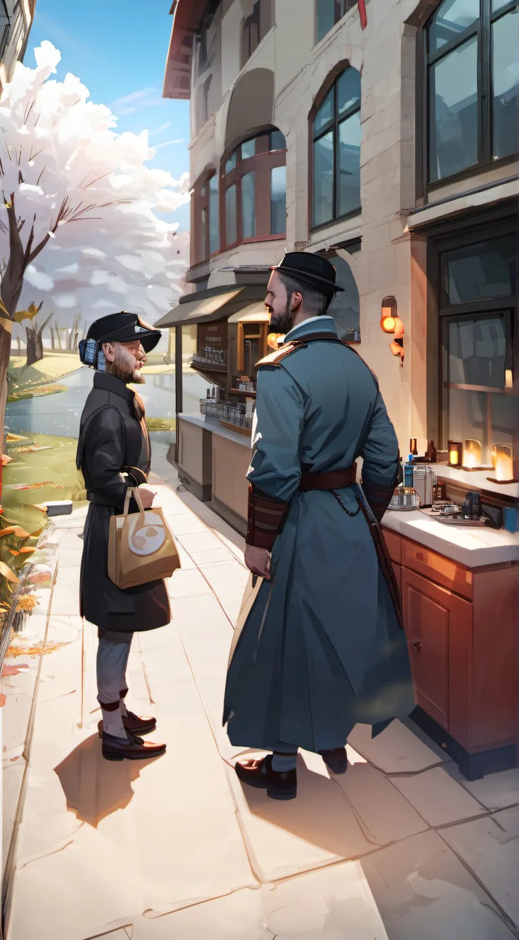 ai character: School work background