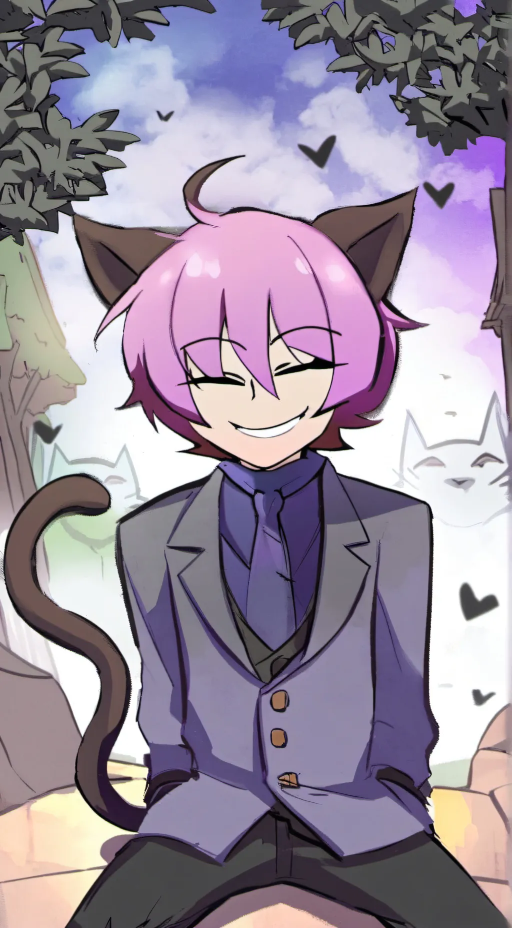 ai character: Curo background
