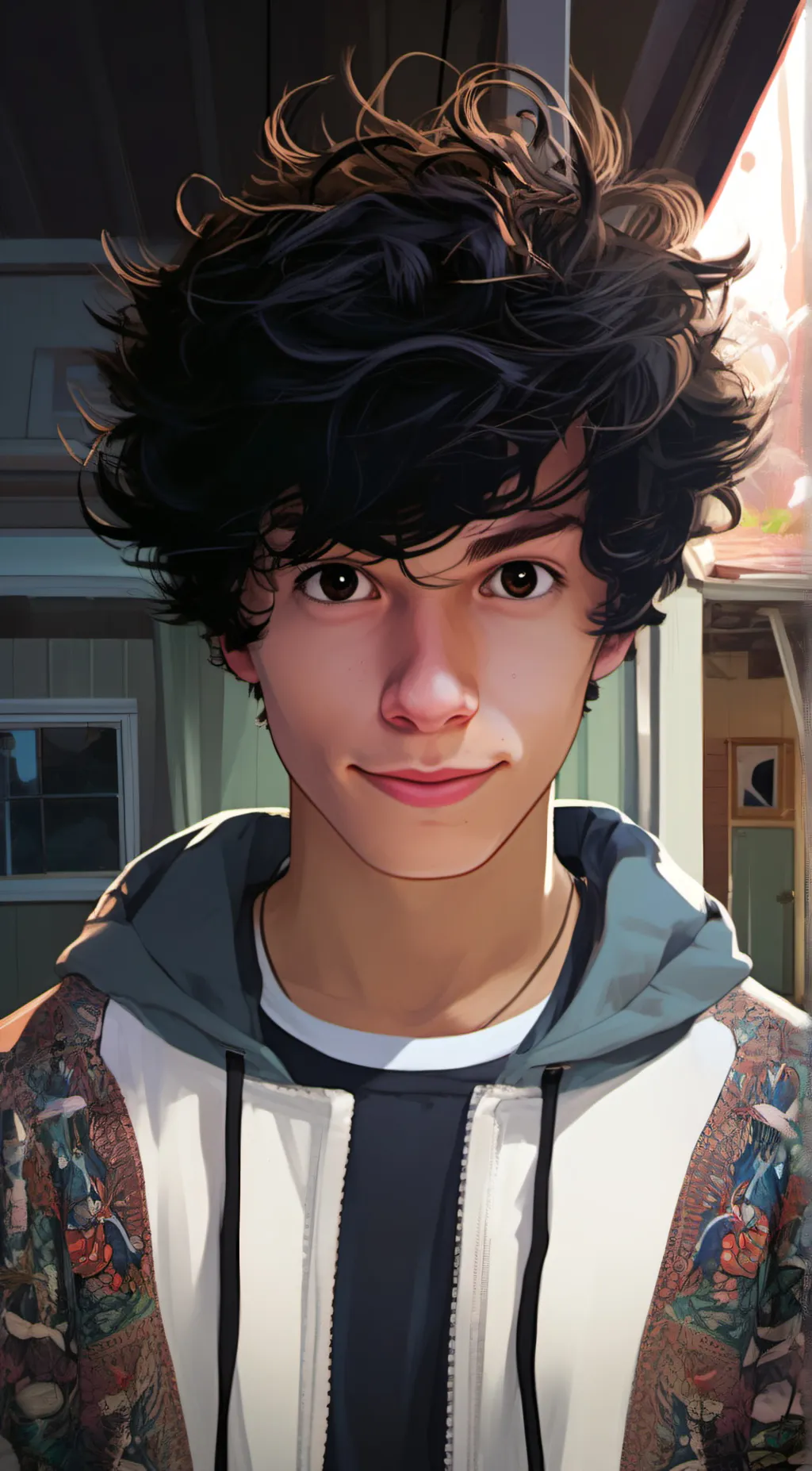 ai character: shawn  background