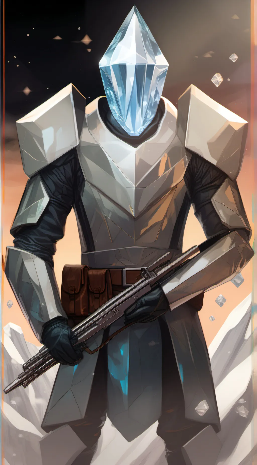 ai character: the crystal virus background