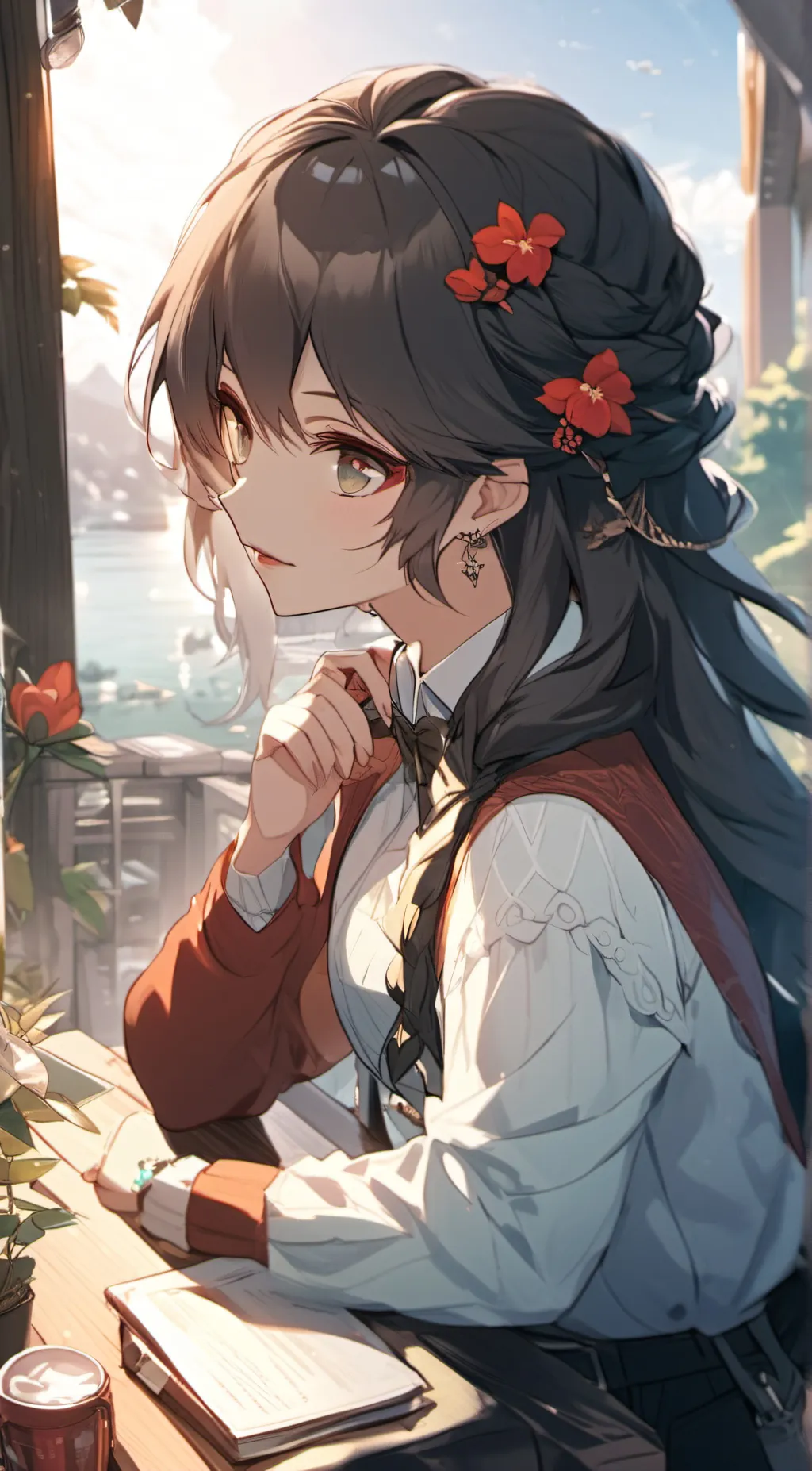 ai character: someme background