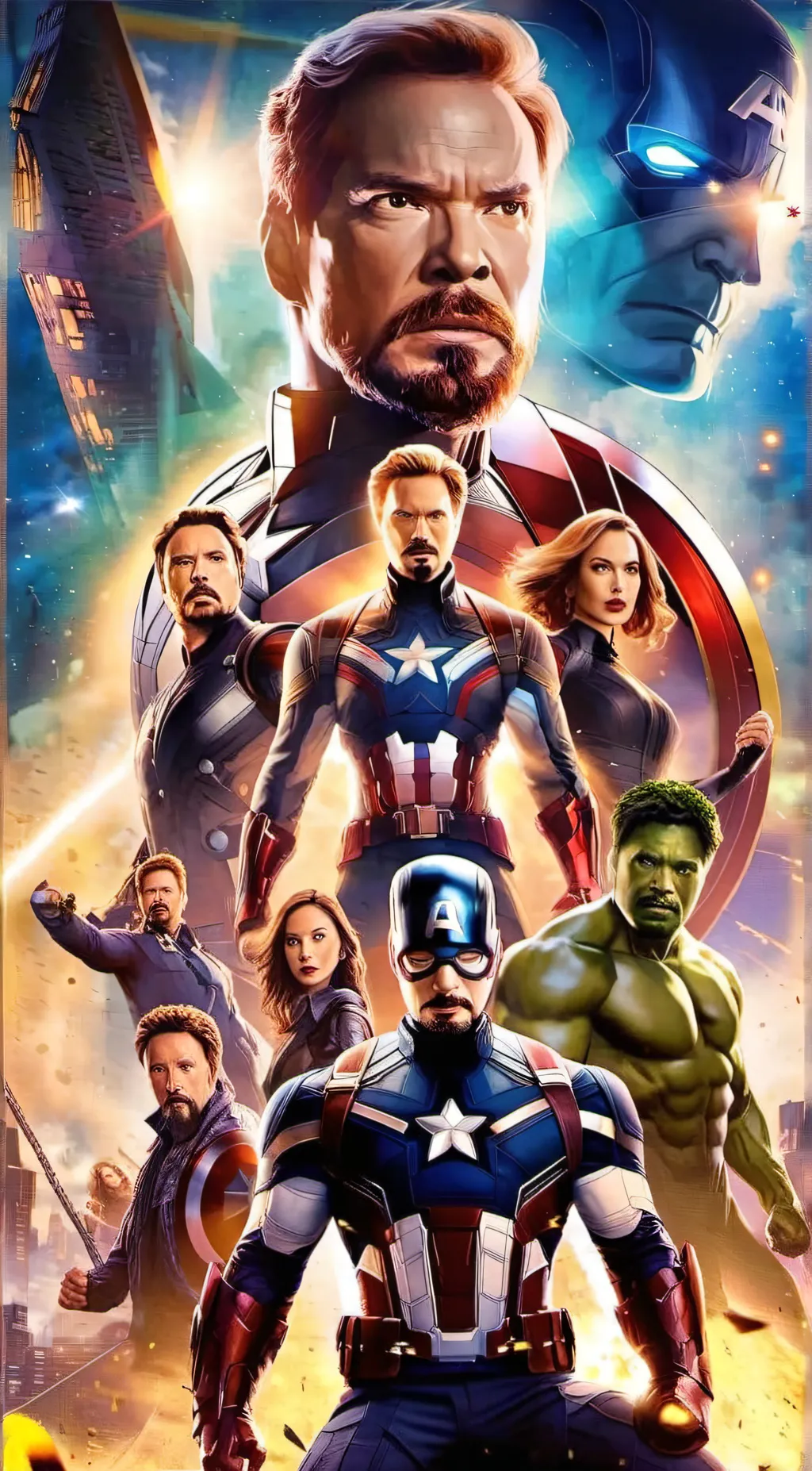ai character: Avengers background