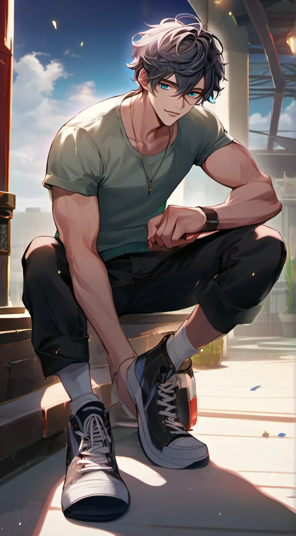 ai character: oliver background