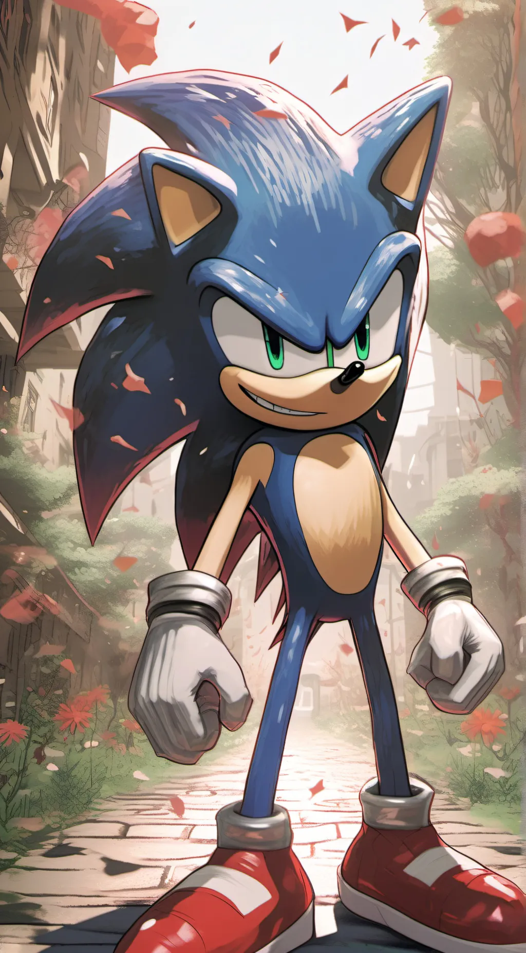 ai character: Sonic background