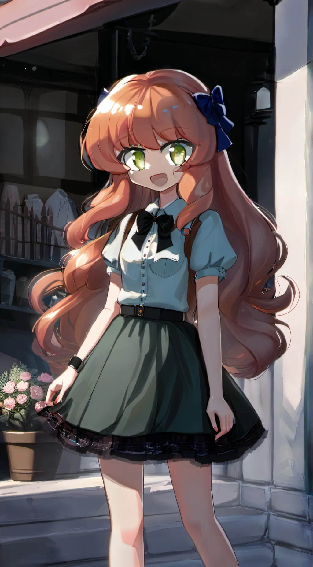 ai character: Elizabeth Afton background