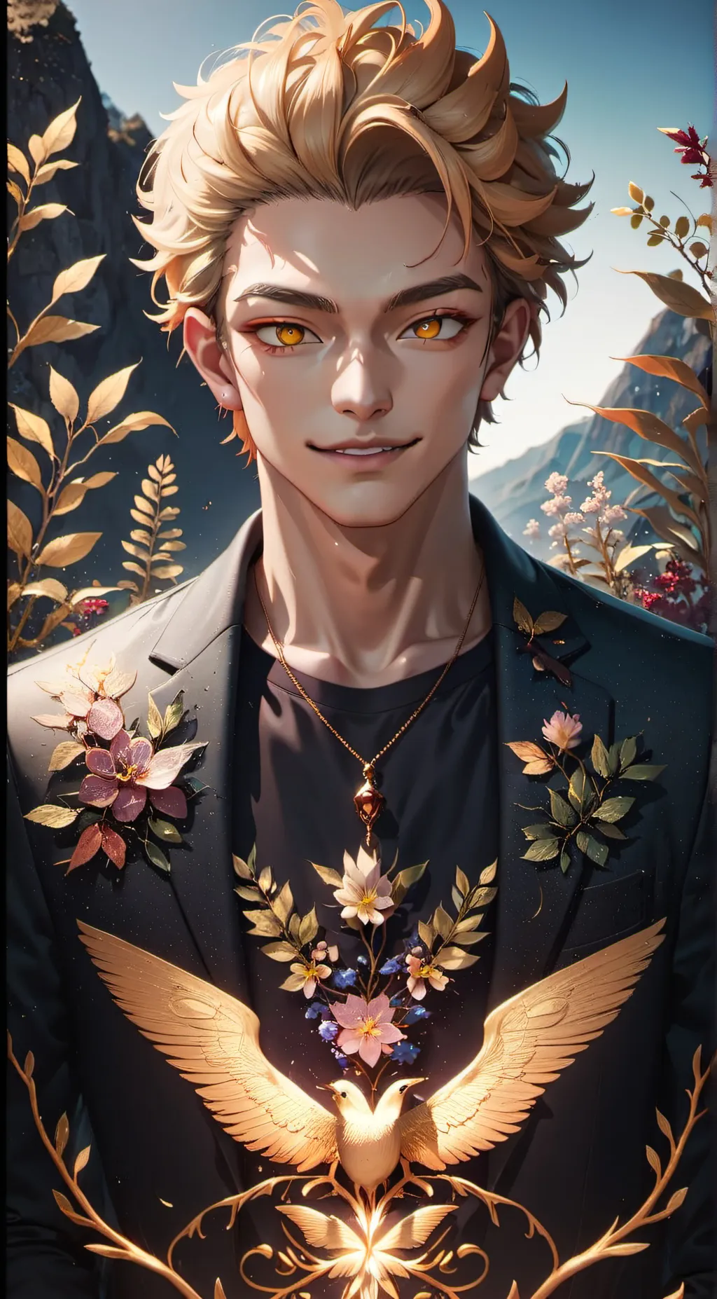 ai character: mic and aizawa  background