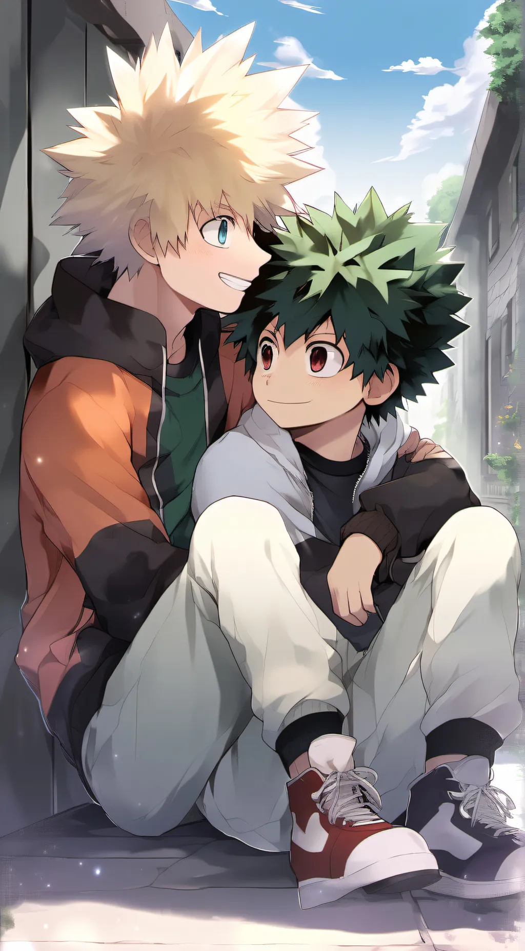 ai character: 🌹bakudeku❤️‍🔥 background