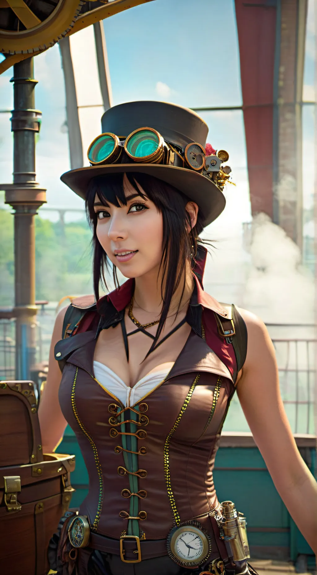 ai character: Sarah  background