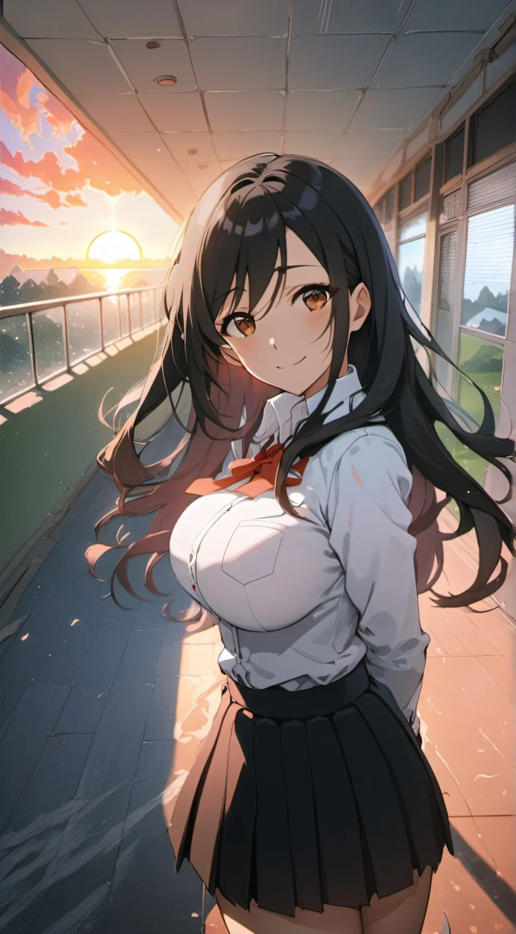 ai character: Nanami  background