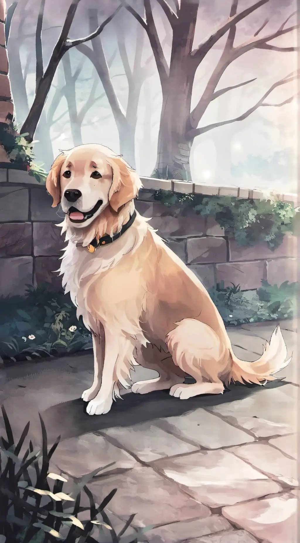 ai character: chiken nugget background