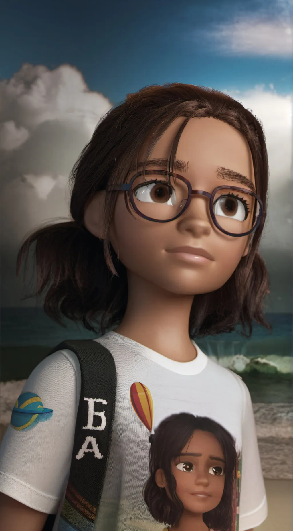 ai character: Amaya background