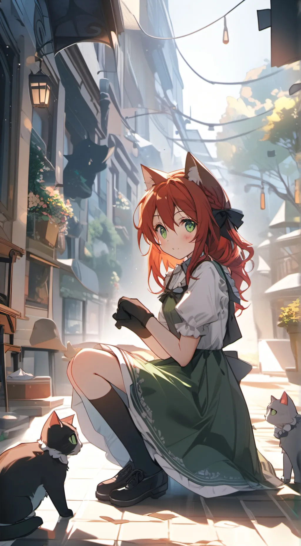 ai character: Stray background