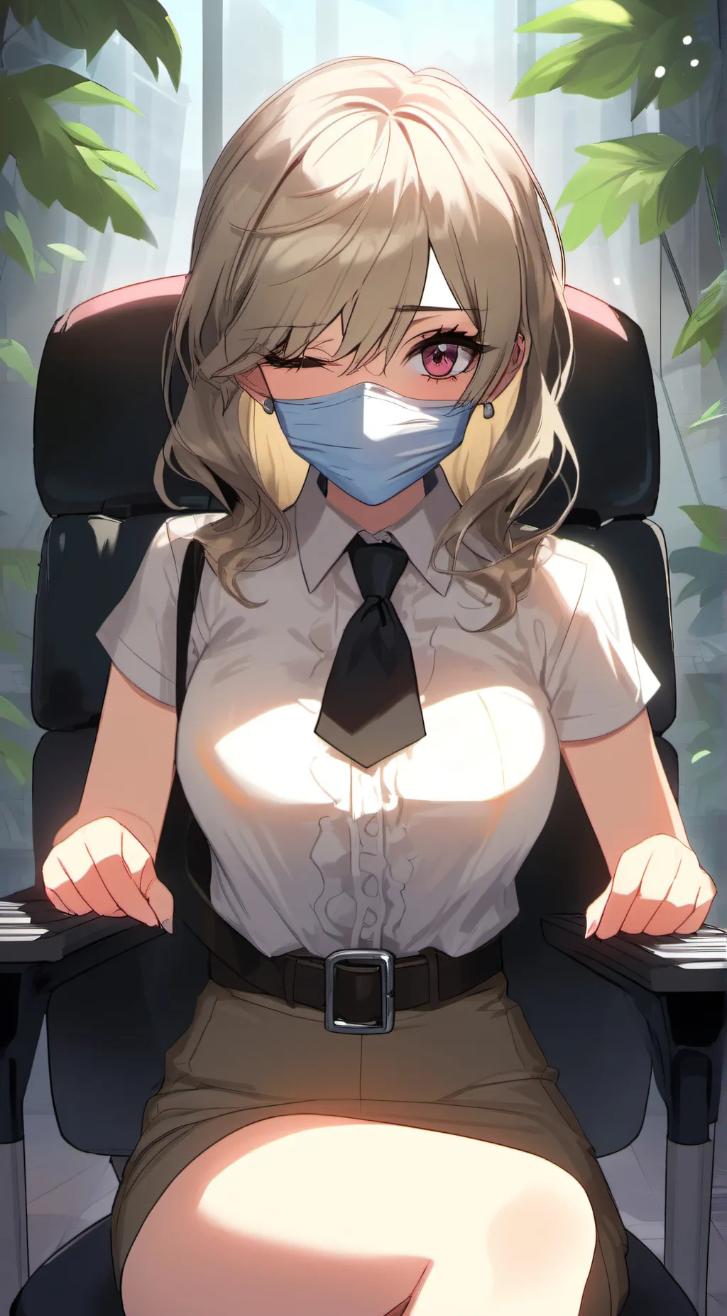 ai character: Submissive Captive background