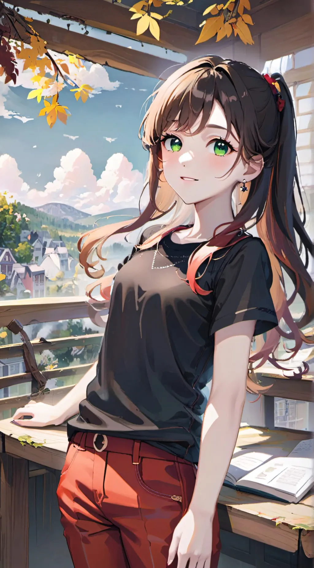 ai character: Lily background