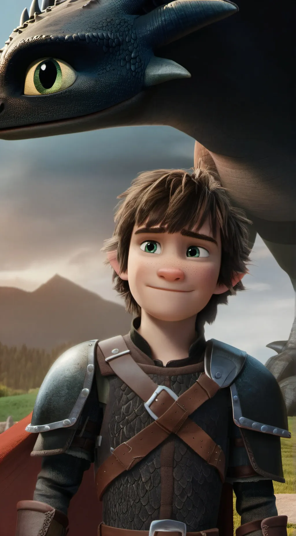 ai character: HTTYD background