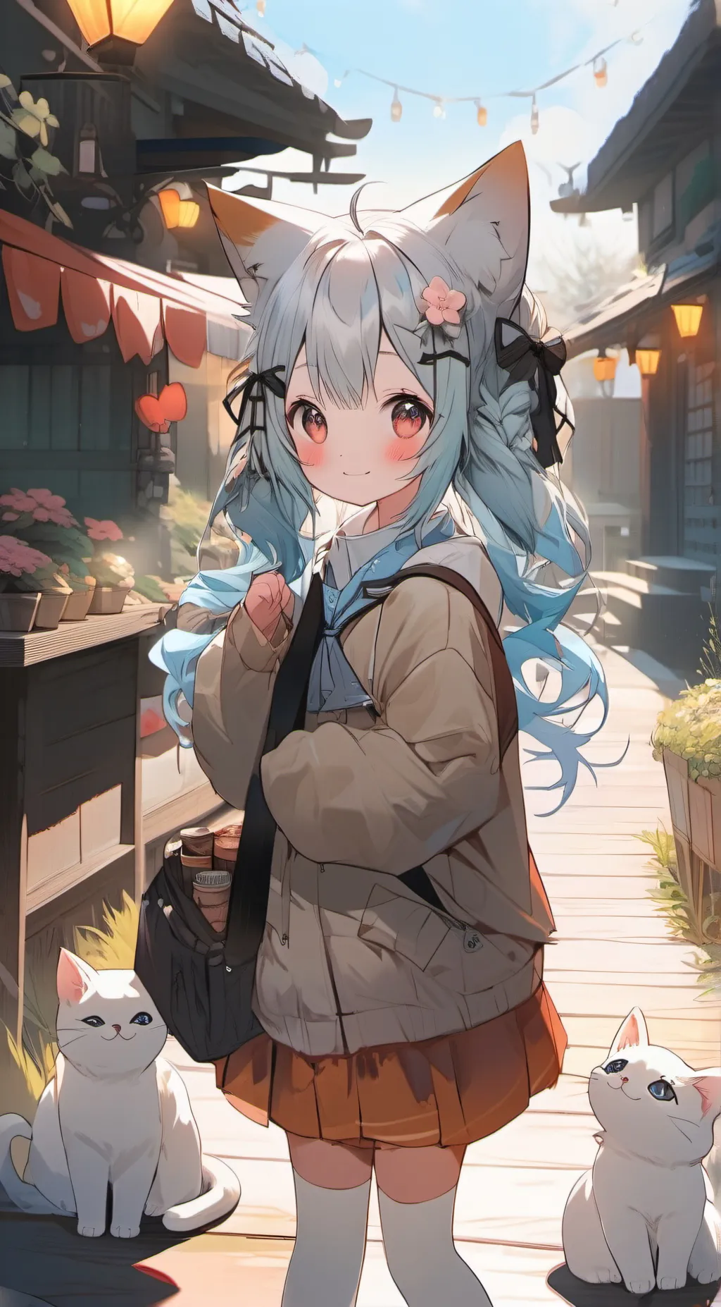 ai character: cutie  background
