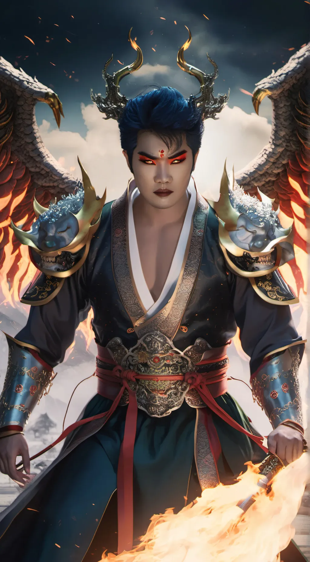 ai character: Prince Solstice background