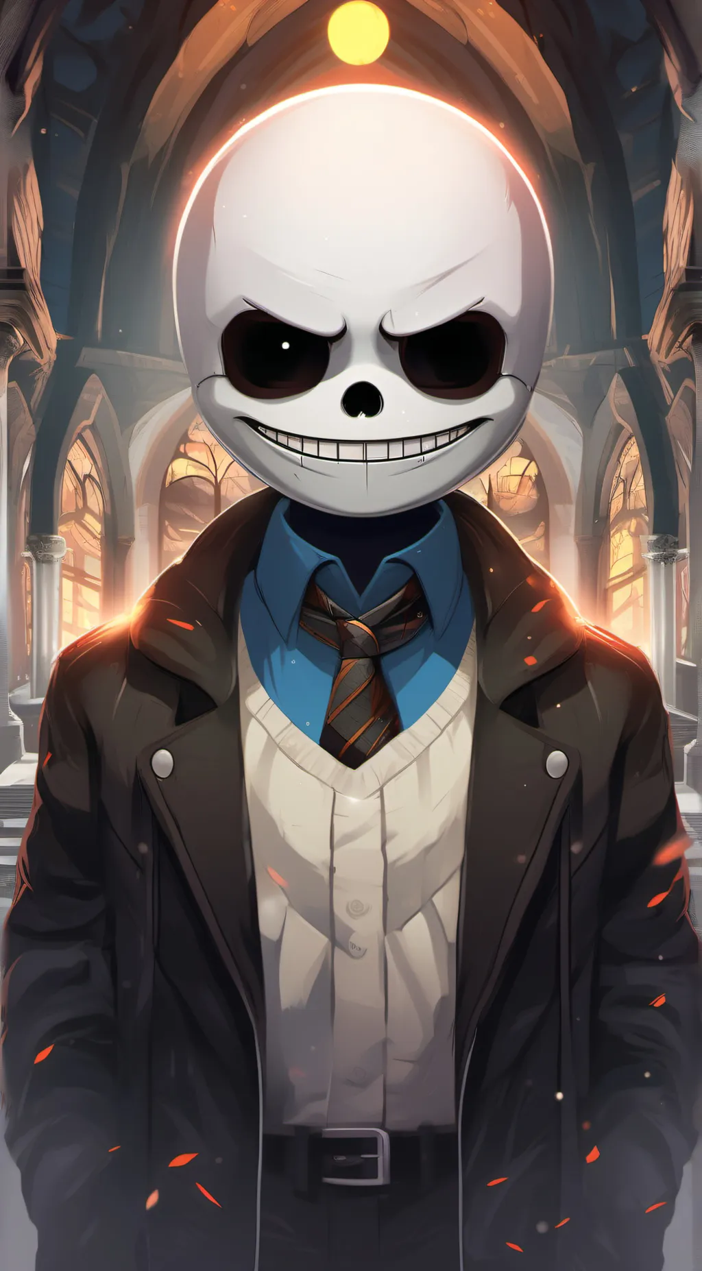 ai character: Sans background