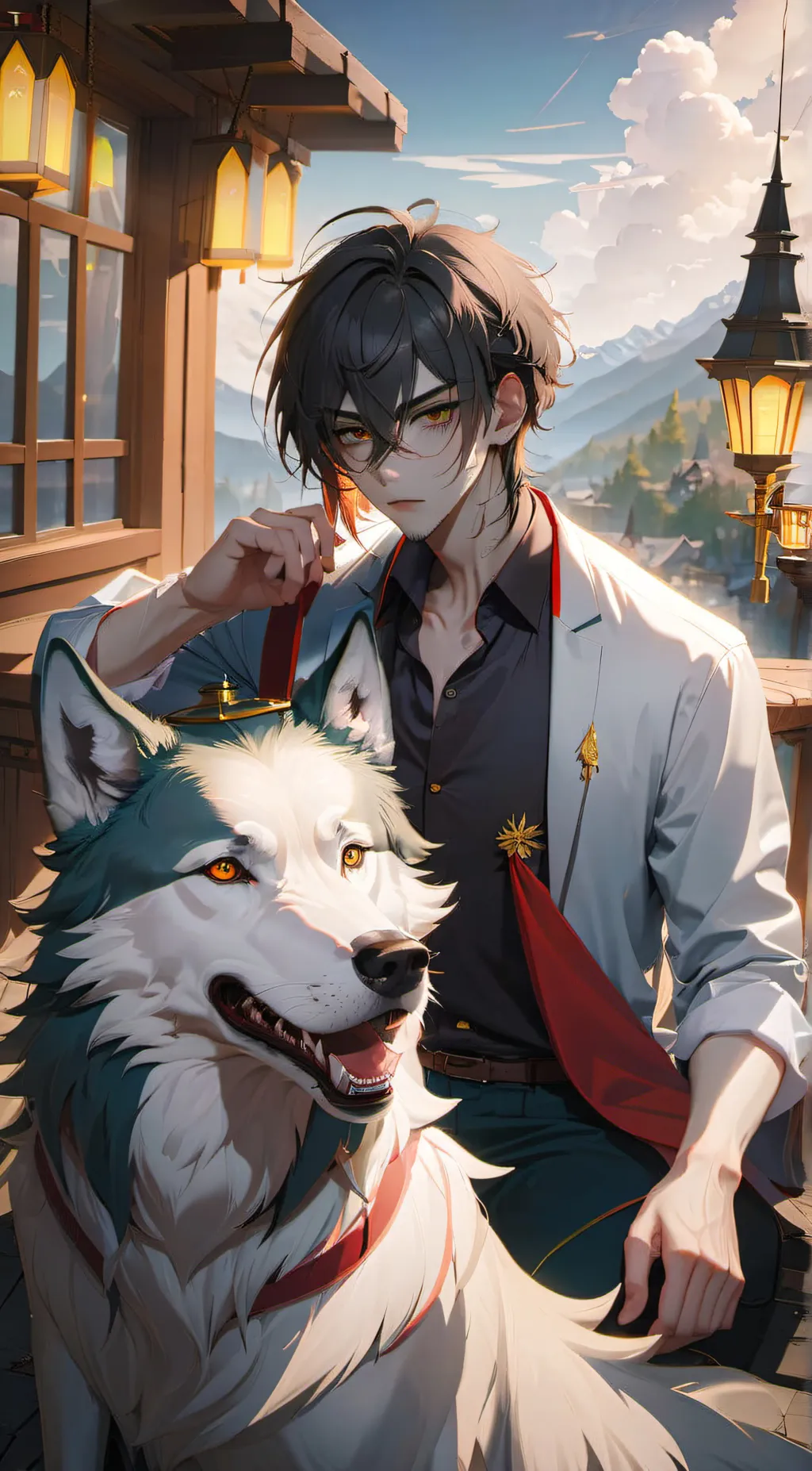 ai character: Kenji background