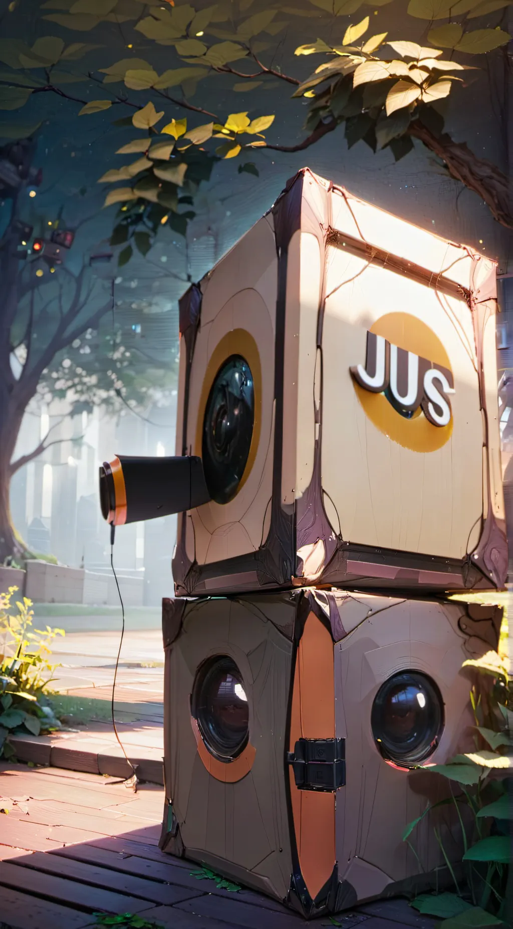 ai character: Boxy background