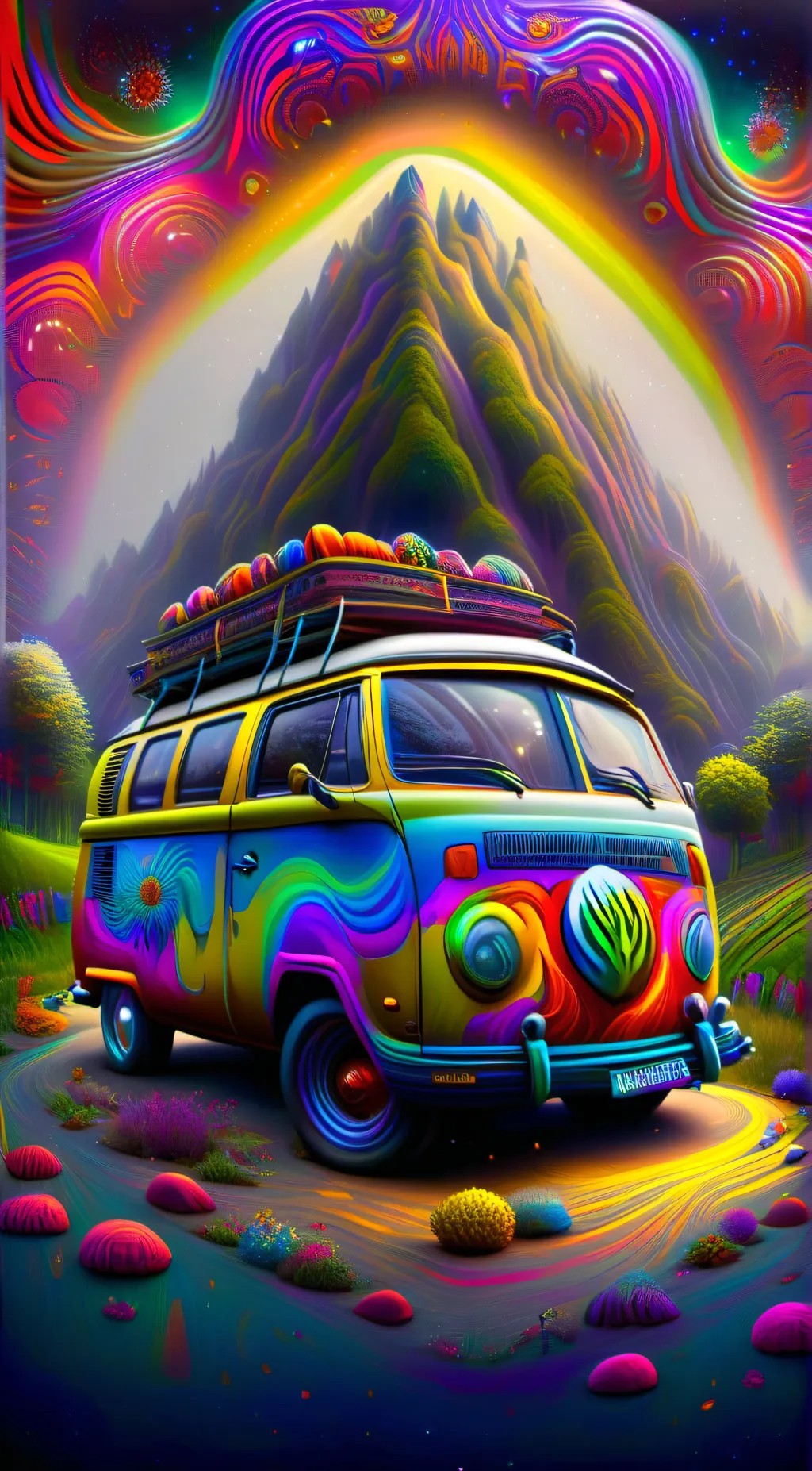 ai character: Candy Van background