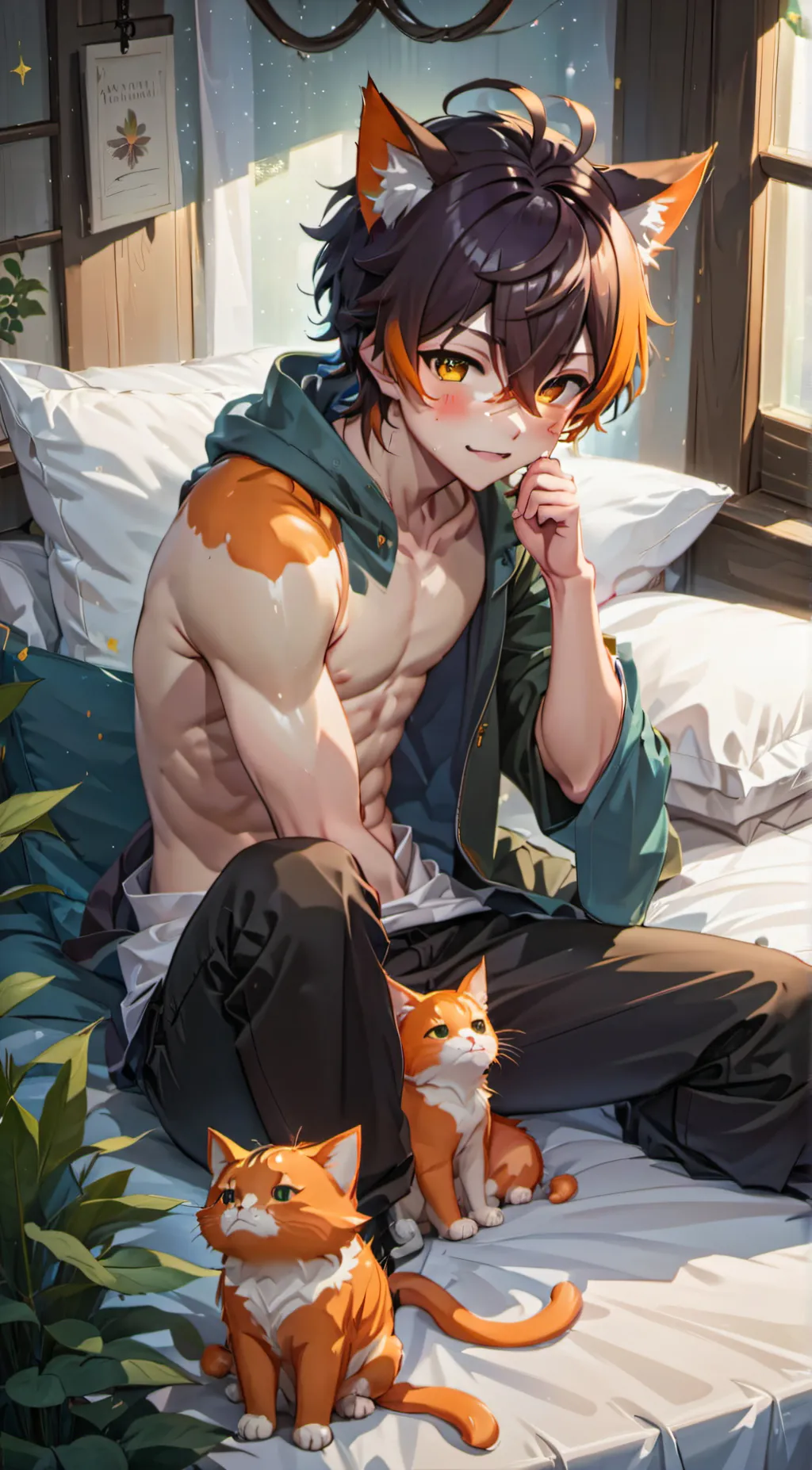 ai character: Oliver (Neko) background