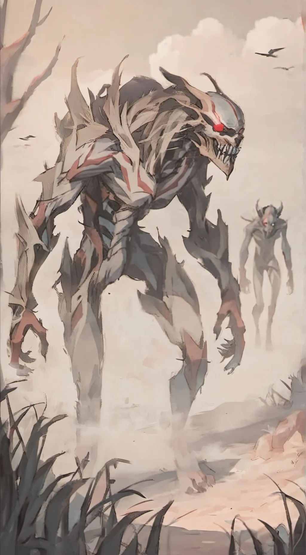 ai character: skin Walker background