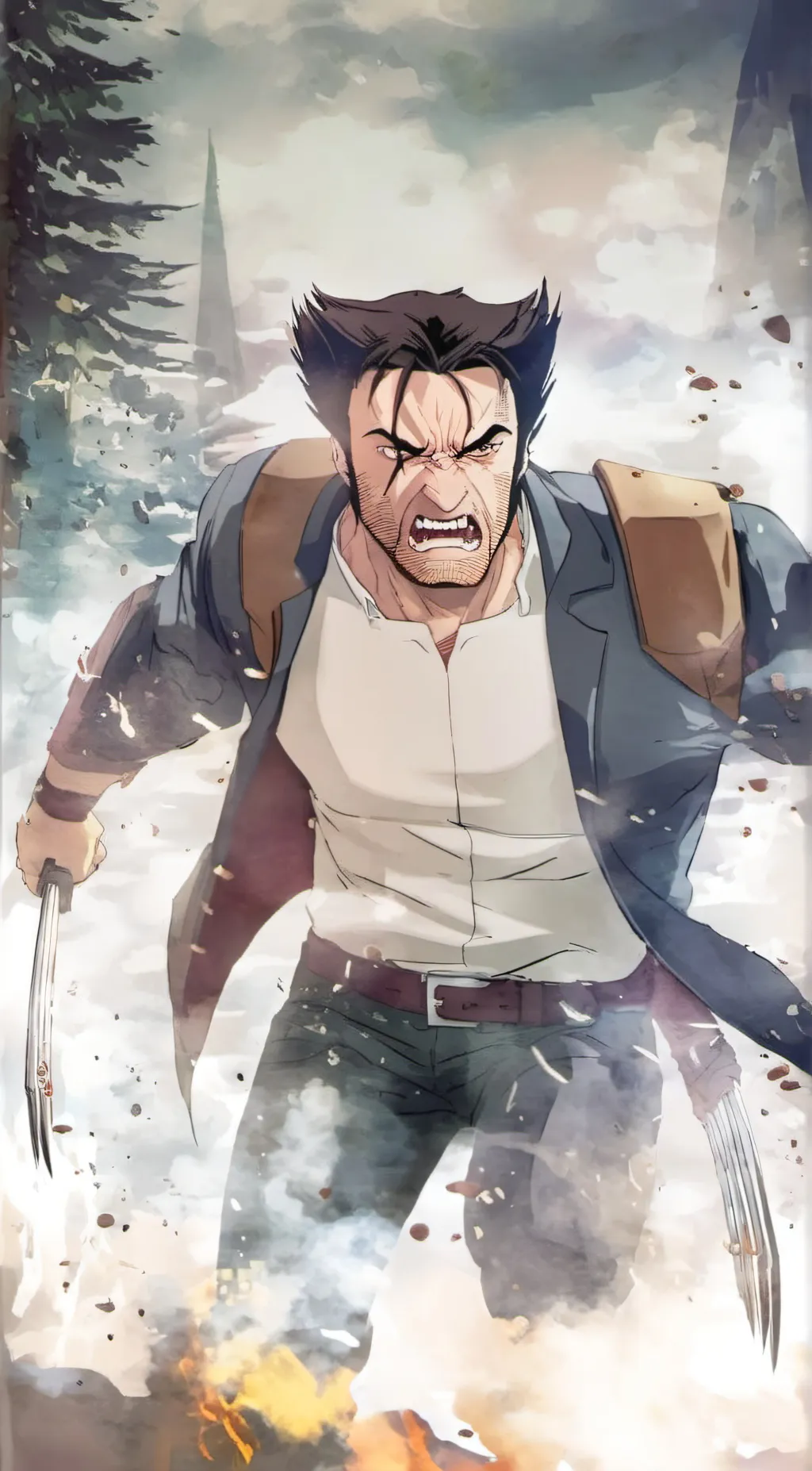 ai character: Logan background