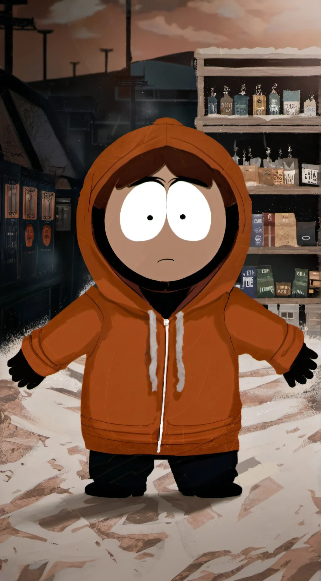 ai character: kenny background
