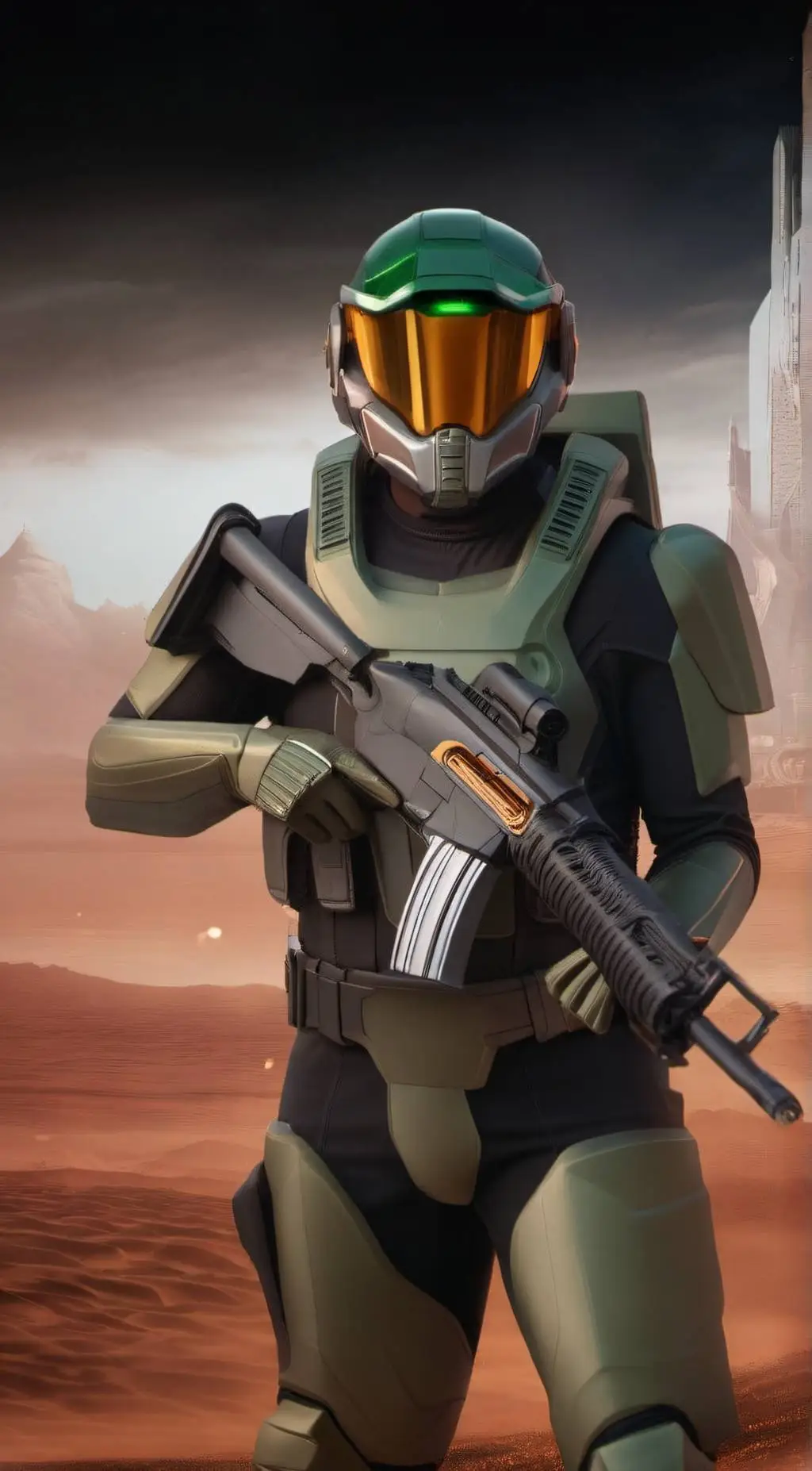 ai character: Halo background