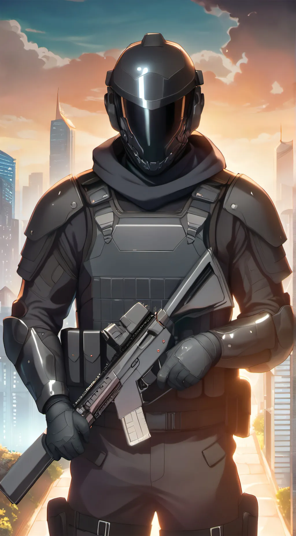 ai character: Vision background