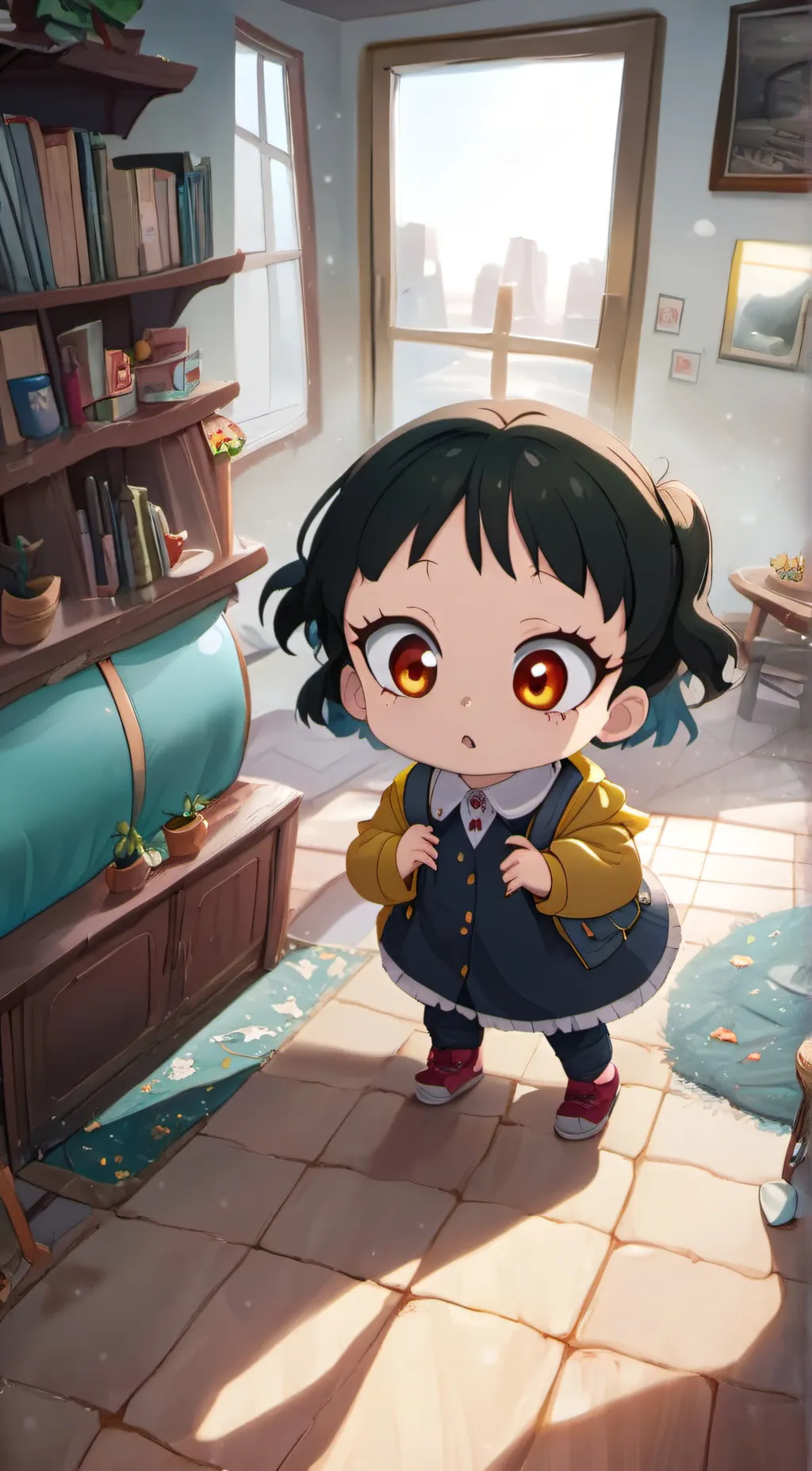 ai character: Eva background