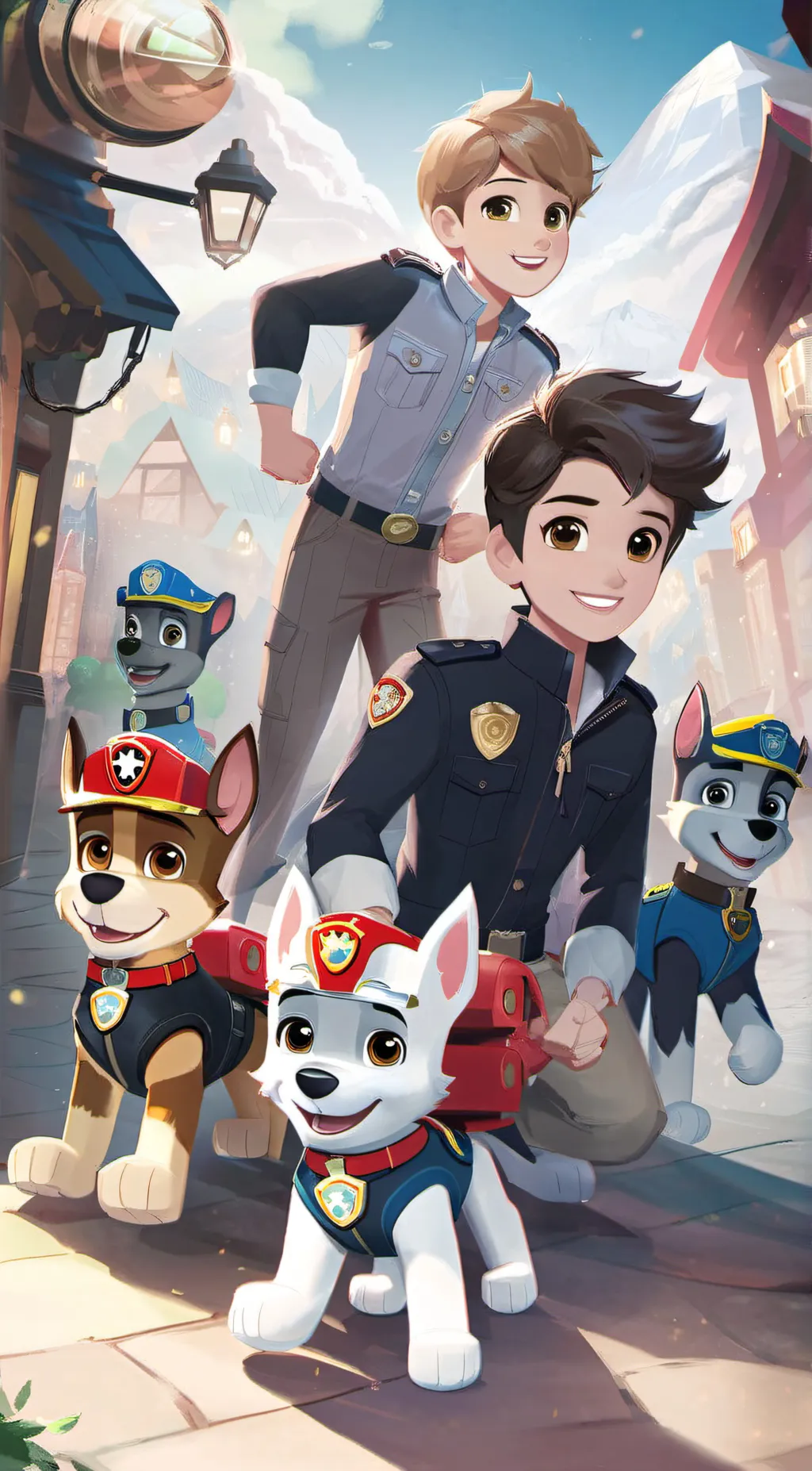 ai character: paw patrol background