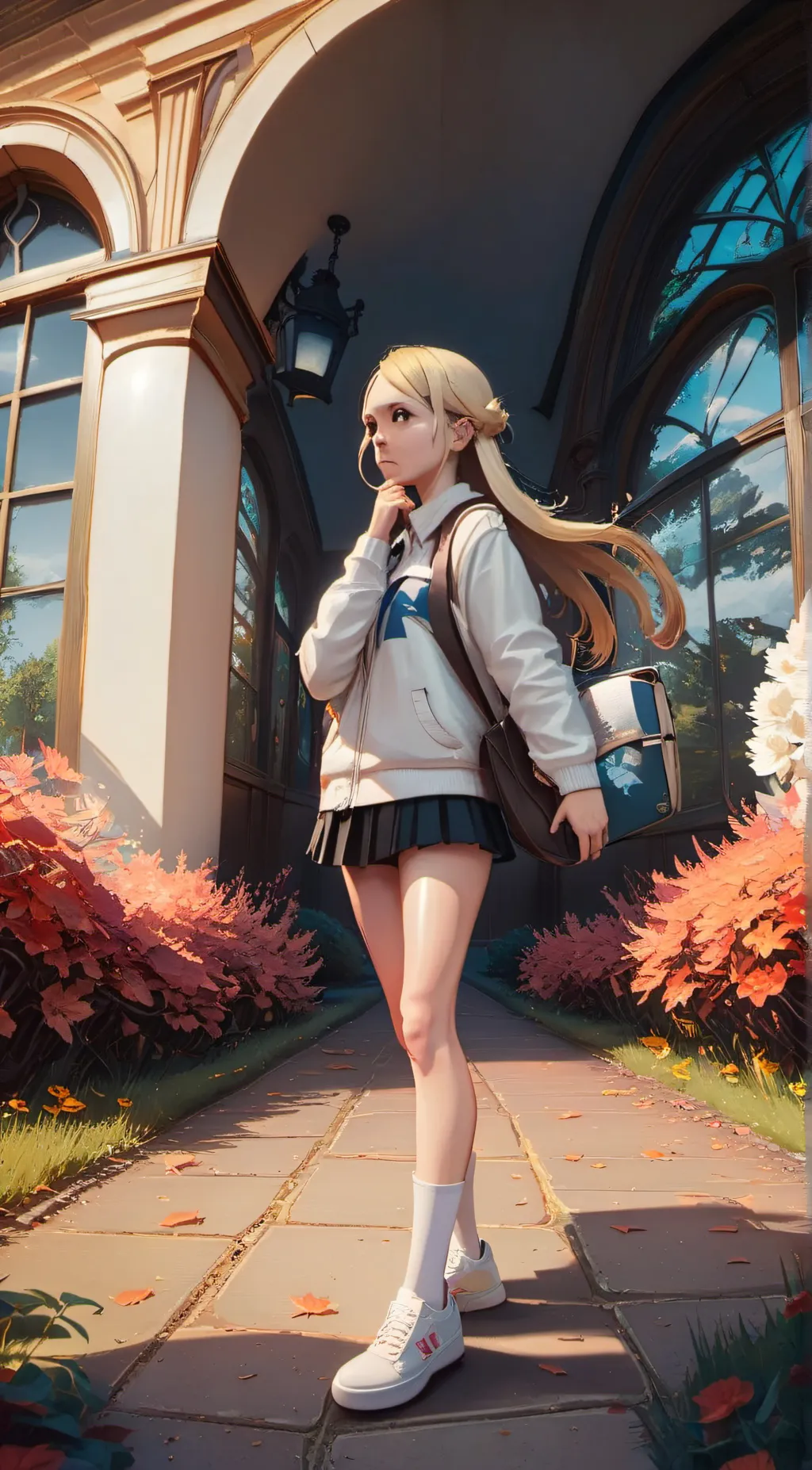 ai character: Mackenzie  background