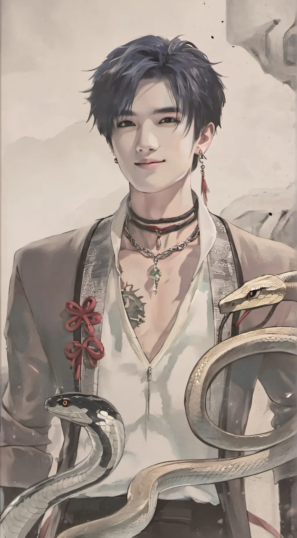 ai character: Yanan  background