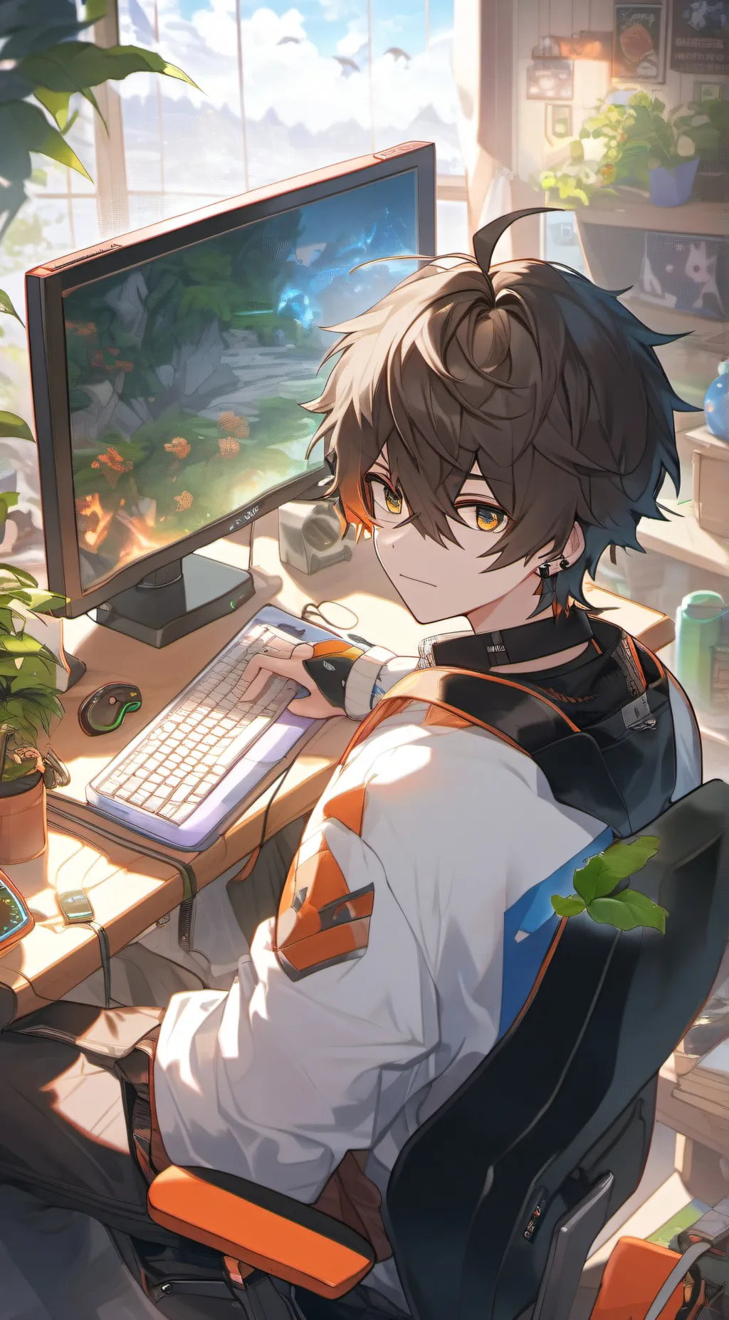 ai character: Helo background