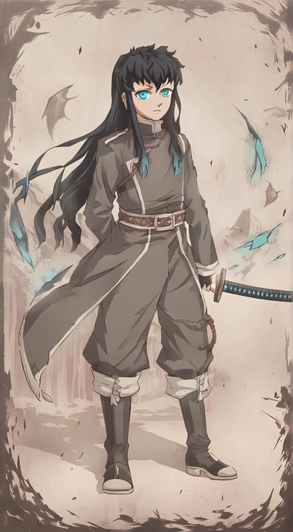 ai character: Muichiro Tokito background