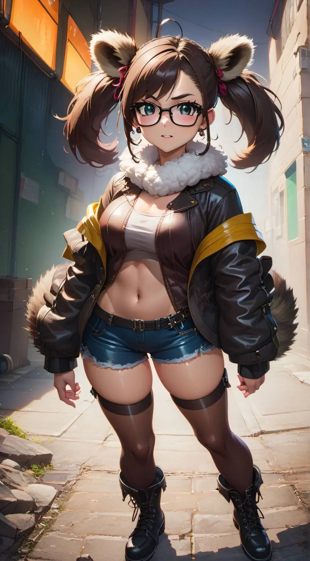 ai character: 🦝Charlie🦝 background