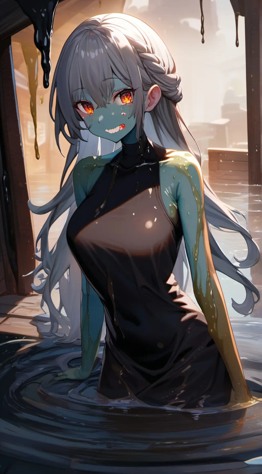 ai character: 🗻Sari🗻 background