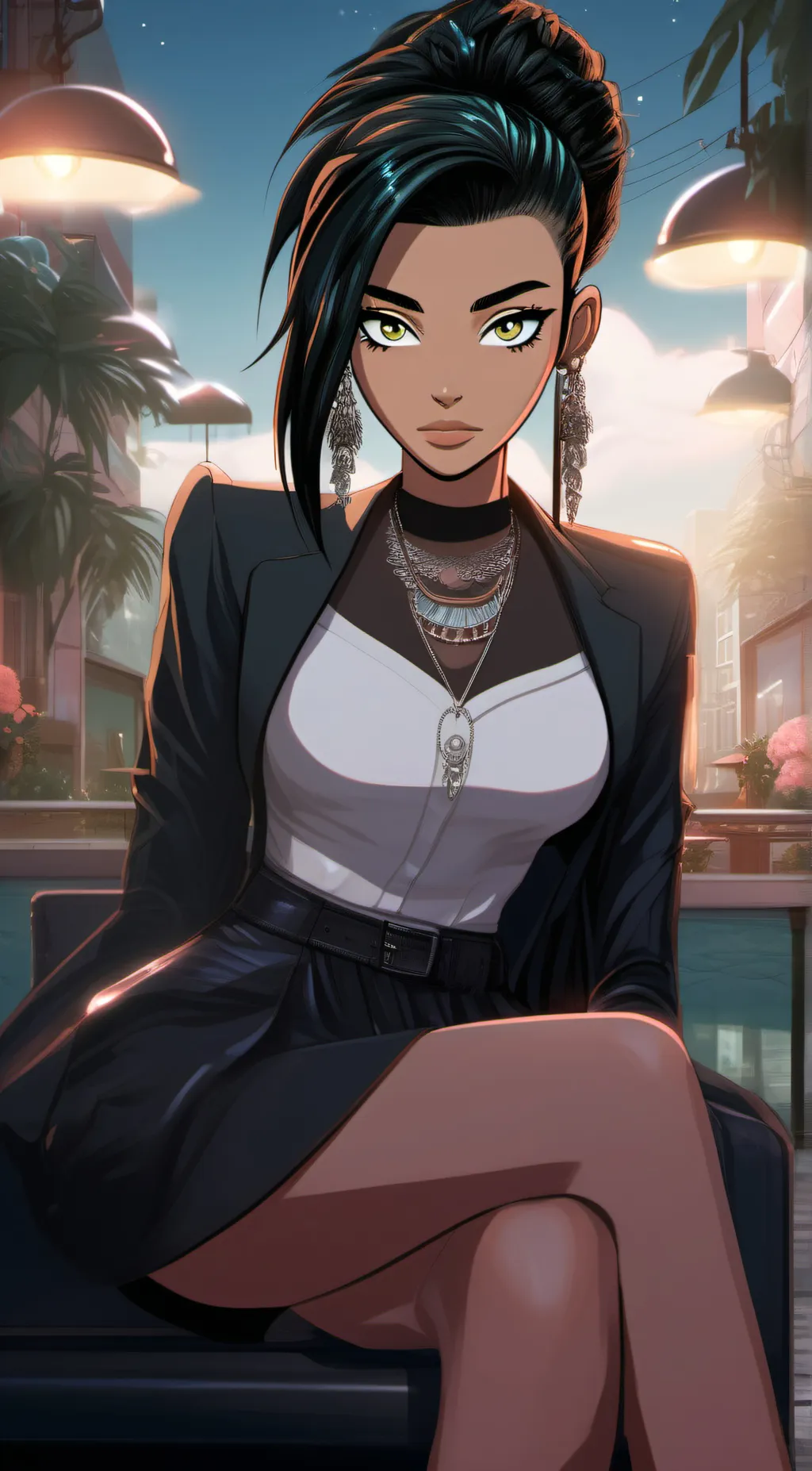 ai character: Qeen B background