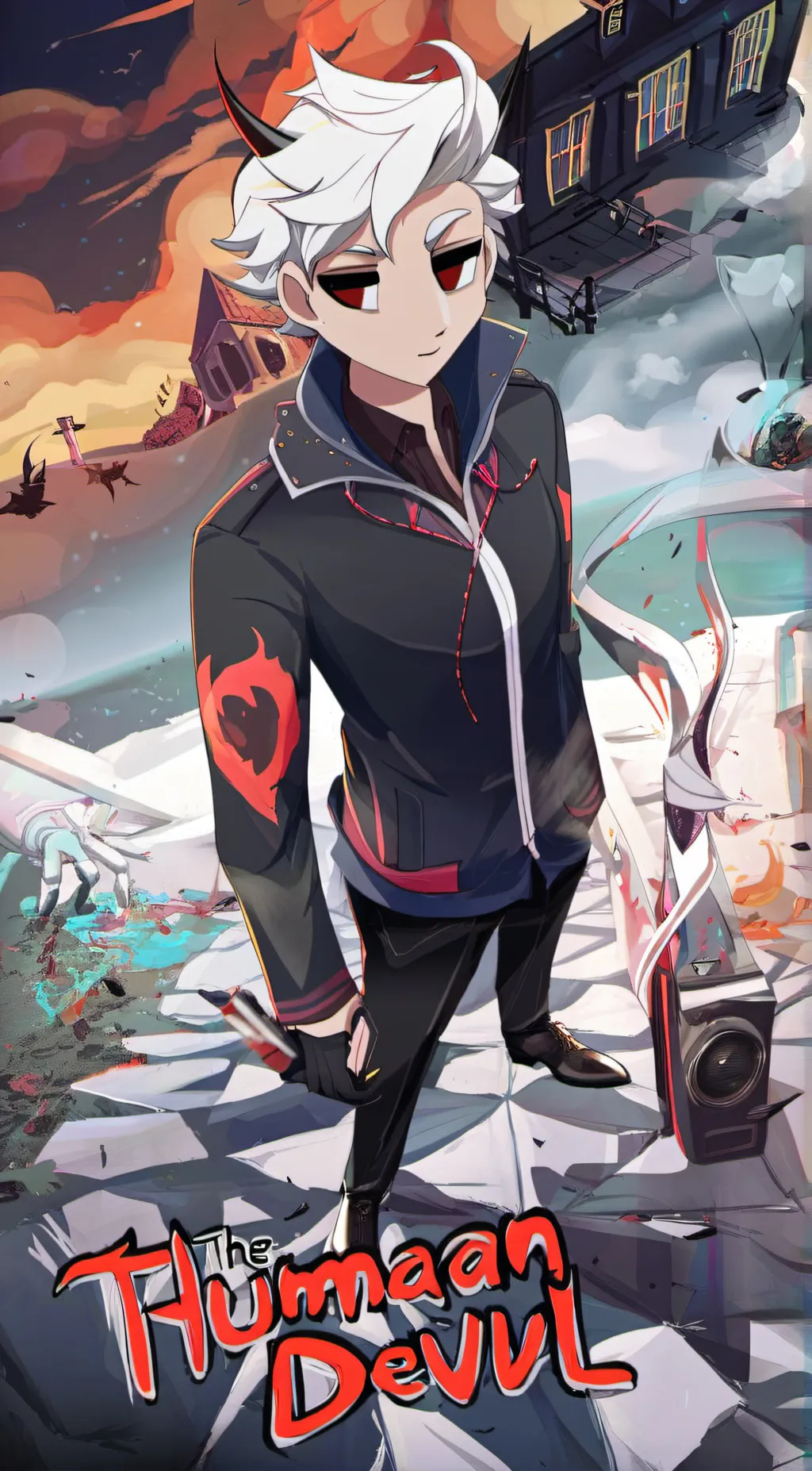 ai character: thehumandevil background