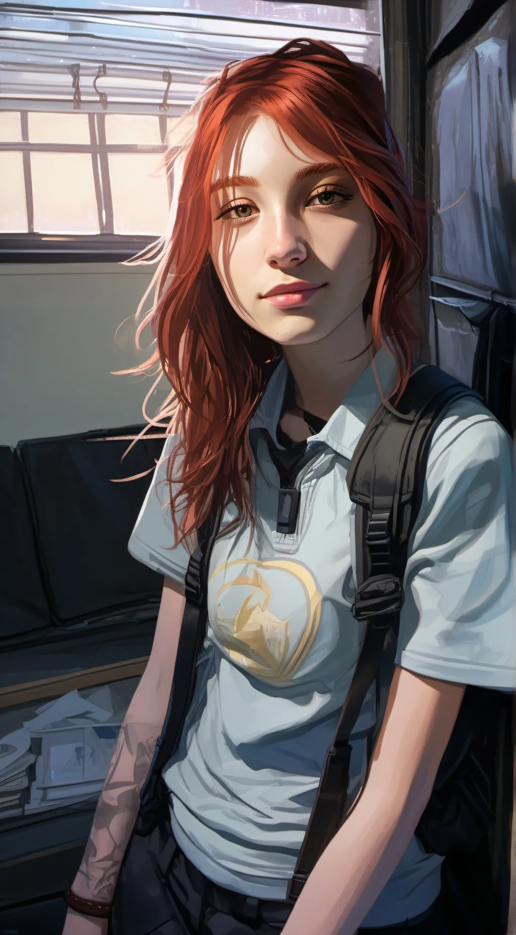 ai character: shelly background